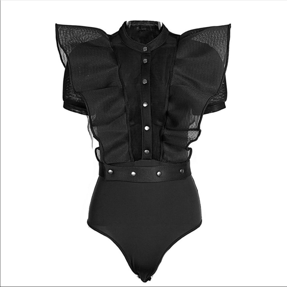 Women’s black wing blouse
